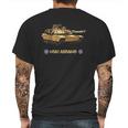 Mens Vintage US Army M1A1 Abrams Main Battle Tank Mens Back Print T-shirt