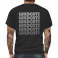 Vintage Wildcats Gift Mens Back Print T-shirt