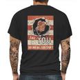 Vintage Wwi Wwii War Poster Patriotic Retro Uncle Sam Mens Back Print T-shirt