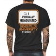 I Virtually Graduated Carnegie Mellon University In 2020 Mens Back Print T-shirt