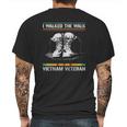 I Walked The Walk Vietnam Veteran Aesthetic Gift 2022 Mens Back Print T-shirt