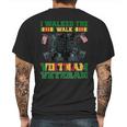 I Walked The Walk Vietnam Veteran American Flag Veterans Day Mens Back Print T-shirt