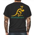 Wallabies Mens Back Print T-shirt