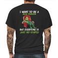 I Want To Be A Nice Person Mens Back Print T-shirt