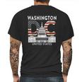 Washington State Capitol Hill Souvenir Gift Washington Dc Mens Back Print T-shirt