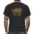 Watercolor Wild Animals Gift For Jaguar Lovers Mens Back Print T-shirt