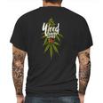 Weed Saves Lives Mens Back Print T-shirt