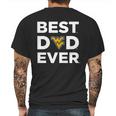 West Virginia Mountaineers_Best Dad Ever Mens Back Print T-shirt