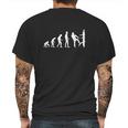 Wing Chun Evolution Martial Artist Kung Fu Mens Back Print T-shirt