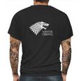 Winter Is Coming Mens Back Print T-shirt