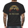 As You Wish Vintage Mens Back Print T-shirt