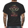 Wolff Wolff Tshirt Wolff Year Mens Back Print T-shirt