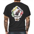 Wood Badge Critter Beaver Watercolor Sketch Print Mens Back Print T-shirt