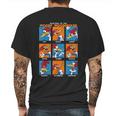 Woody Woodpecker Emotions Vintage Panel Poster Mens Back Print T-shirt