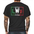 Wrestling Wwe Eddie Guerrero Lwo Mens Back Print T-shirt