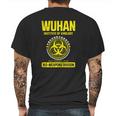 Wuhan Institute Of Virology T-Shirt Mens Back Print T-shirt