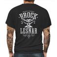 Wwe Brock Lesnar Stencil Type With Skull Mens Back Print T-shirt