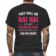 They Call Me Nai Nai Because Partner In Crime Funny Cute Gift Mens Back Print T-shirt