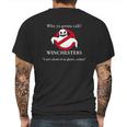 Who Ya Gonna Call Winchesters I Aint Afraid Of No Ghosts Assbutt Mens Back Print T-shirt