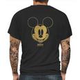 Year Of The Mouse Golden Mickey Mens Back Print T-shirt