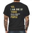 Yes I Am One Of Those Clay Pigeon Shooting People Mens Back Print T-shirt