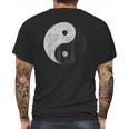 Yin Yang Symbol Tao Taijitu Yoga Peace Love Mens Back Print T-shirt