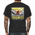 Yosemite National Park Us Bigfoot Sasquatch Yeti Funny Gift Mens Back Print T-shirt