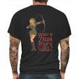 What If Zelda Was A Girl Shirt Mens Back Print T-shirt