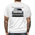 1956 Ford Fairlane Front Blue White Mens Back Print T-shirt