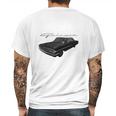 1964 Ford Galaxie Black Mens Back Print T-shirt