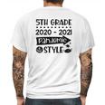 5Th Grade Class Of 2020 2021 Pandemic 6 Feet Style Mens Back Print T-shirt