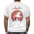 Aladdin Sunset Logo Poster Graphic Mens Back Print T-shirt