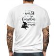 Alice In Wonderland My World Mens Back Print T-shirt