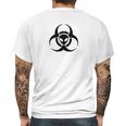 Alien Biohazard Mens Back Print T-shirt