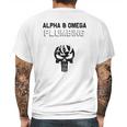 Alpha And Omega Plumbing Brian Anderson Mens Back Print T-shirt