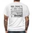 Amazing Med Tech Mens Back Print T-shirt