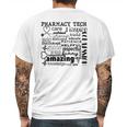 Amazing Pharmacy Tech Mens Back Print T-shirt