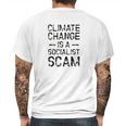 Anti Climate Change Anti Socialist Climate Change Mens Back Print T-shirt