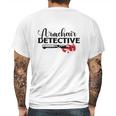 Armchair Detective Crime Junkie Lovers True Crime Mens Back Print T-shirt