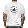 Aspca Rescuing Animals Since 1866 Mens Back Print T-shirt