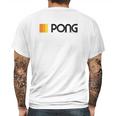 Atari Pong Video Game Mens Back Print T-shirt