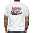 Back To The Future Delorean Graphic Mens Back Print T-shirt