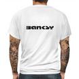 Banksy Mens Back Print T-shirt