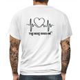 The Beat Goes On Heartbeat Rehab Heart Surgery Heart Gift Mens Back Print T-shirt