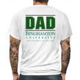 Binghamton University State University Of New York Proud Dad Parents Day Mens Back Print T-shirt