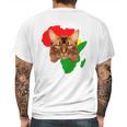 Black History Month African Map Somali Gift For Pet Lovers Proud Black Mens Back Print T-shirt