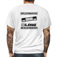 Blow Fuse Electrician Mens Back Print T-shirt