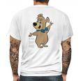 Bobo Bear Yogi Bear Bobo Bear Yogi Bear Mens Back Print T-shirt