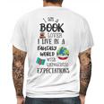 I Am A Book Lover In A Fantasy World Mens Back Print T-shirt