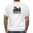 Bulls Vs Bears Day Trader Life Mens Back Print T-shirt